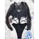 Padded Belly-Hollow Mesh Cover-Ups & One-Piece Swimwear Two Pieces Set Padded Belly-Hollow Mesh Cover-Ups & One-Piece Swimwear Two Pieces Set