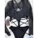 Padded Belly-Hollow Mesh Cover-Ups & One-Piece Swimwear Two Pieces Set Padded Belly-Hollow Mesh Cover-Ups & One-Piece Swimwear Two Pieces Set
