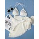 Simple Three Pieces Halterneck Triangle Bikini Set Simple Three Pieces Halterneck Triangle Bikini Set