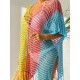 Colorful V-Neck Tassles Mini Cover-Ups Dress Colorful V-Neck Tassles Mini Cover-Ups Dress