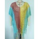 Colorful V-Neck Tassles Mini Cover-Ups Dress Colorful V-Neck Tassles Mini Cover-Ups Dress