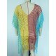Colorful V-Neck Tassles Mini Cover-Ups Dress Colorful V-Neck Tassles Mini Cover-Ups Dress