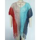 Colorful V-Neck Tassles Mini Cover-Ups Dress Colorful V-Neck Tassles Mini Cover-Ups Dress