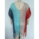 Colorful V-Neck Tassles Mini Cover-Ups Dress Colorful V-Neck Tassles Mini Cover-Ups Dress
