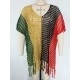 Colorful V-Neck Tassles Mini Cover-Ups Dress Colorful V-Neck Tassles Mini Cover-Ups Dress