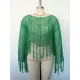 Hollow Tassels Long Sleeves Cover-Ups Swimsuit Hollow Tassels Long Sleeves Cover-Ups Swimsuit