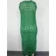 High-Neck Split-Side Midi Beach Cover-Ups Swimsuit High-Neck Split-Side Midi Beach Cover-Ups Swimsuit