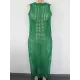 High-Neck Split-Side Midi Beach Cover-Ups Swimsuit High-Neck Split-Side Midi Beach Cover-Ups Swimsuit