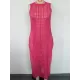 High-Neck Split-Side Midi Beach Cover-Ups Swimsuit High-Neck Split-Side Midi Beach Cover-Ups Swimsuit