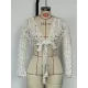Lace Long Sleeves Hollow Bowknot Cover-Ups Lace Long Sleeves Hollow Bowknot Cover-Ups