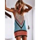 V-Neck Hollow Mini Cover-Ups Swimsuit V-Neck Hollow Mini Cover-Ups Swimsuit