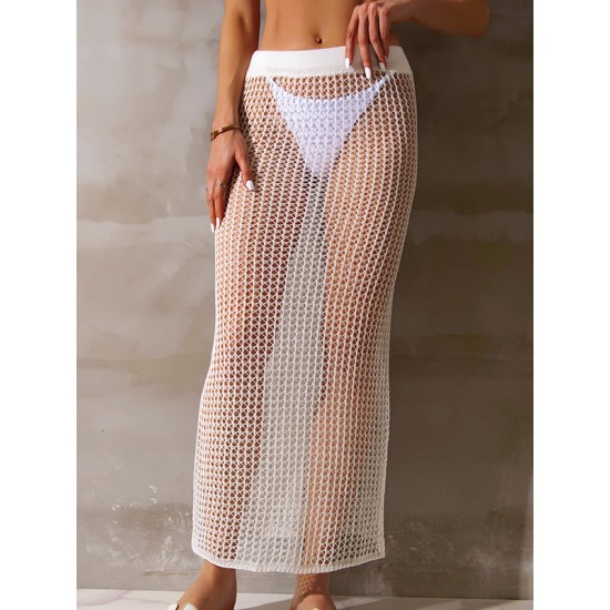 Hollow Ankle-Length Skirt Cover-Ups Swimsuit Hollow Ankle-Length Skirt Cover-Ups Swimsuit