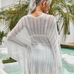 Shawl Long Sleeves Cover-Ups Swimsuit