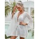 Shawl Long Sleeves Cover-Ups Swimsuit Shawl Long Sleeves Cover-Ups Swimsuit
