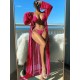 Halterneck Triangle Three Pieces Bikini Set Halterneck Triangle Three Pieces Bikini Set