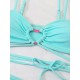 Spaghetti Neck Three Pieces Bikini Set Spaghetti Neck Three Pieces Bikini Set