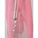 Color-Block Hollow Tasseled Batwing Sleeves Loose Deep V-Neck Cover-Ups Swimwear Color-Block Hollow Tasseled Batwing Sleeves Loose Deep V-Neck Cover-Ups Swimwear