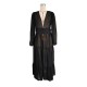 Bandage See-Through Solid Color Flared Sleeves High-Low Deep V-Neck Cover-Ups Swimwear Bandage See-Through Solid Color Flared Sleeves High-Low Deep V-Neck Cover-Ups Swimwear
