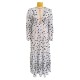 Bandage See-Through Solid Color Flared Sleeves High-Low Deep V-Neck Cover-Ups Swimwear Bandage See-Through Solid Color Flared Sleeves High-Low Deep V-Neck Cover-Ups Swimwear