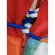 Long Sleeves Bandage Floral Printed Multi-Colored Cover-Ups Swimwear Long Sleeves Bandage Floral Printed Multi-Colored Cover-Ups Swimwear