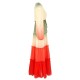 Bandage Color-Block Long Sleeves Loose Deep V-Neck Cover-Ups Swimwear Bandage Color-Block Long Sleeves Loose Deep V-Neck Cover-Ups Swimwear