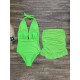 Backless Bandage Hollow Halter-Neck One-Piece Swimwear&Cover-Ups Skirts Backless Bandage Hollow Halter-Neck One-Piece Swimwear&Cover-Ups Skirts