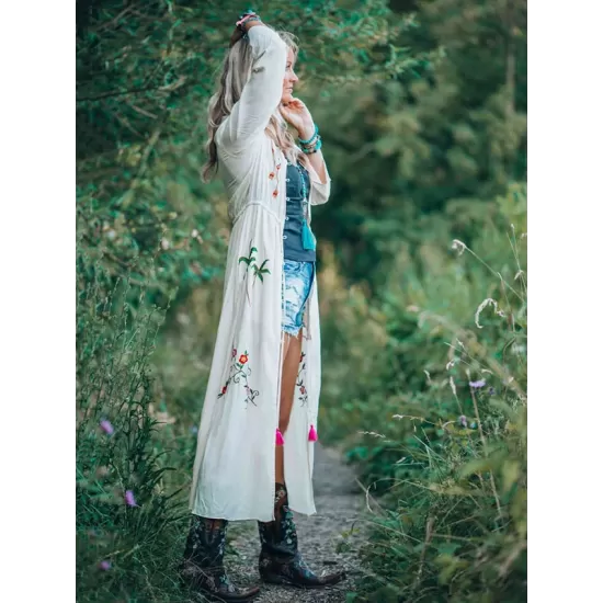 Bohemia V-neck Floral Maxi Dress Bohemia V-neck Floral Maxi Dress