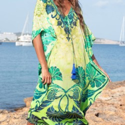 Printed Beach Vacation Cover-up