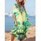 Printed Beach Vacation Cover-up