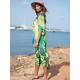 Printed Beach Vacation Cover-up Printed Beach Vacation Cover-up