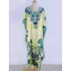 Printed Beach Vacation Cover-up Printed Beach Vacation Cover-up