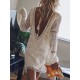 Lace Hollow V-back Cover-up Lace Hollow V-back Cover-up