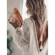 Lace Hollow V-back Cover-up Lace Hollow V-back Cover-up