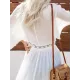 Lacy Split-Joint Half Sleeve Beach Tunicshang Cover-Ups Lacy Split-Joint Half Sleeve Beach Tunicshang Cover-Ups