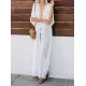 Lacy Split-Joint Half Sleeve Beach Tunicshang Cover-Ups Lacy Split-Joint Half Sleeve Beach Tunicshang Cover-Ups
