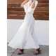Lacy Split-Joint Half Sleeve Beach Tunicshang Cover-Ups Lacy Split-Joint Half Sleeve Beach Tunicshang Cover-Ups