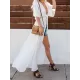 Lacy Split-Joint Half Sleeve Beach Tunicshang Cover-Ups Lacy Split-Joint Half Sleeve Beach Tunicshang Cover-Ups