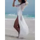 Sexy See-Through Yarn Tunicshang Cover-Ups Tops Sexy See-Through Yarn Tunicshang Cover-Ups Tops