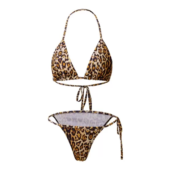 Sexy Snake-Print Split Bikini Swimsuit+Cover-Ups Three-Piece Set Sexy Snake-Print Split Bikini Swimsuit+Cover-Ups Three-Piece Set