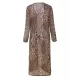 Sexy Snake-Print Split Bikini Swimsuit+Cover-Ups Three-Piece Set Sexy Snake-Print Split Bikini Swimsuit+Cover-Ups Three-Piece Set
