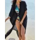 Chiffon Tunicshang Solid Color Bat Sleeves Cover-Ups Tops Chiffon Tunicshang Solid Color Bat Sleeves Cover-Ups Tops