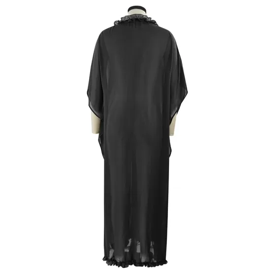 Chiffon Tunicshang Solid Color Bat Sleeves Cover-Ups Tops Chiffon Tunicshang Solid Color Bat Sleeves Cover-Ups Tops