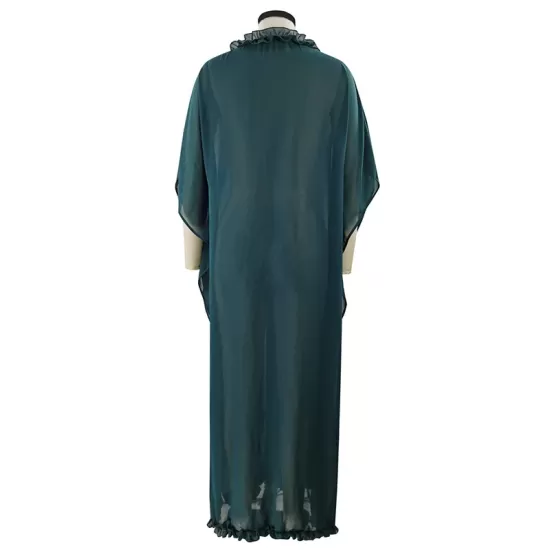 Chiffon Tunicshang Solid Color Bat Sleeves Cover-Ups Tops Chiffon Tunicshang Solid Color Bat Sleeves Cover-Ups Tops