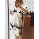 Plaid Printed Loose Bandage Tunicshang Cover-Ups Tops Plaid Printed Loose Bandage Tunicshang Cover-Ups Tops