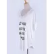 Letter Printing Bat Sleeve Loose Cover-Ups Tops Letter Printing Bat Sleeve Loose Cover-Ups Tops