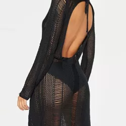 Sexy Crochetgo Hollow Bohemia Cover-Ups Tops