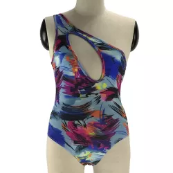 One-Shoulder Hollow Two-Pieces Swimwear