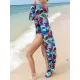 One-Shoulder Hollow Two-Pieces Swimwear One-Shoulder Hollow Two-Pieces Swimwear