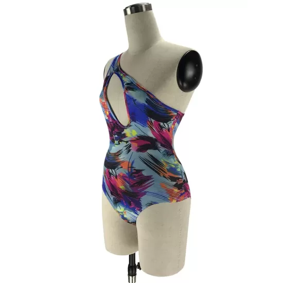 One-Shoulder Hollow Two-Pieces Swimwear One-Shoulder Hollow Two-Pieces Swimwear