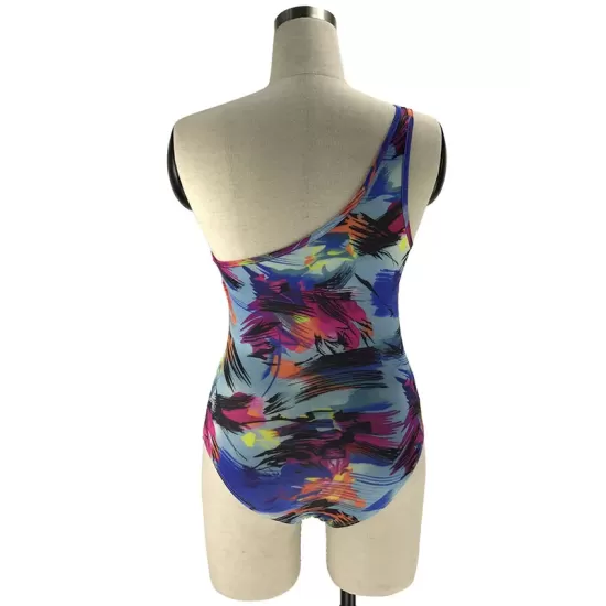 One-Shoulder Hollow Two-Pieces Swimwear One-Shoulder Hollow Two-Pieces Swimwear